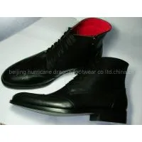 Custom Made Goodyear Welted Dress Leather Boots thumbnail-1