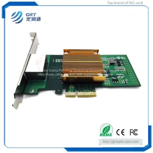 F902T PCIe 1G Gigabit 2-Port RJ45 Intel I350 Chipset Fibre Optic Server Adapter Card thumbnail-1