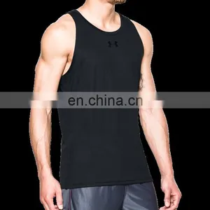 Factory Slimfit Blank Gym Singlets for Men thumbnail-3