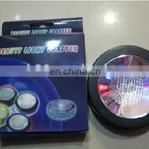 Christmas Decoration Flashing Novelty Factory Wholesale Lighting Coaster Led Light thumbnail-5