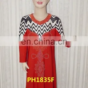 Dubai Fashionable Muslim Designer Kids Wear Abaya Dress thumbnail-5
