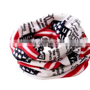Wholesale Cartoon Printed Children Neckwear Loop Scarf Polar Fleece Scarf thumbnail-5