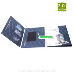 Business Promotion Marketing Tool Digital 7 Inch Lcd Screen Video Card Brochure thumbnail-1