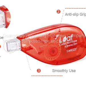 LPS Assorted Color Side Application Correction Runner White Out Correction Tape No.T-W90228 thumbnail-3