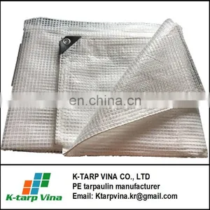 150 Gr/sqm LENO TARPS / CLEAR POLY TARPS / TRANSPARENT LENO TARP thumbnail-1