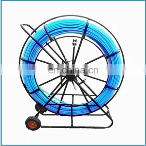 Good Strength Fiber Cable Duct Snake, Cable Snake Rodders, Cable Push Rod With Wheels thumbnail-5