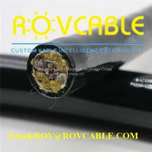 14 Cores Underwater Electrical Wire With Cat5e + RG59 Underwater diving cable  thumbnail-3