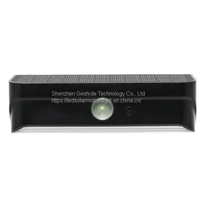 PIR Motion Sensor Wall Lamp Solar Powered IP65 Garden Using LED Outdoor Lights thumbnail-2