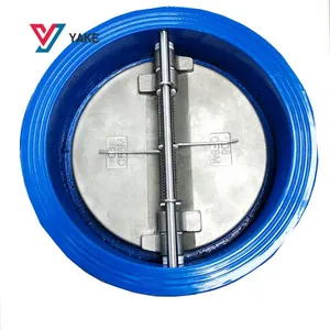 Cast Iron Wafer Type Butterfly Check Valve Ductile Iron CF8 Disc Check Valve thumbnail-2