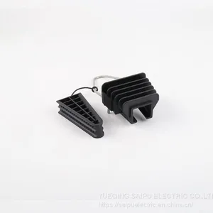 Wire and Cable Plastic Wedge Type Anchor Strain Clamp Tension Clamp Dead End Clamps for 1wire thumbnail-4