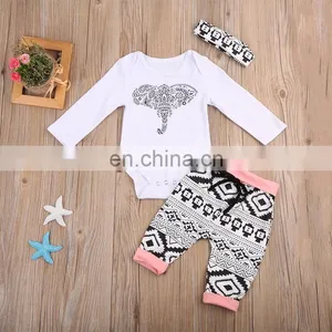 Baby Clothes Cotton Baby Clothes Romper Baby Clothes Set thumbnail-3