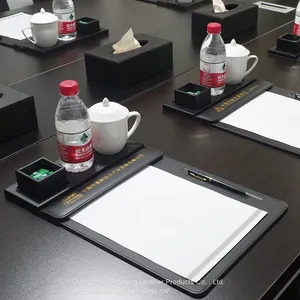 Meeting Clipboard Legal Size Leather Documents Notepad Holder With Pen Holder thumbnail-4