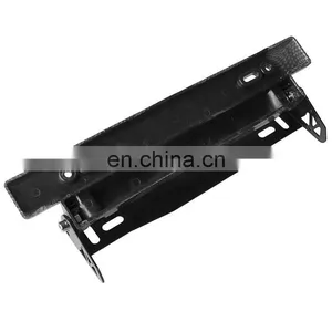 ABS Plastic + Metal Bracket Universal Adjustable Carbon Fiber Number Car Racing License Plate Frame thumbnail-5