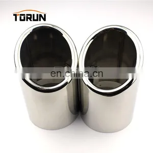 High Performance Car Exhaust Tips for Audi a4 b8 Mirror Polish thumbnail-3