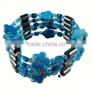 Gemstone Wrapped Magnetic Wrap Necklace thumbnail-1