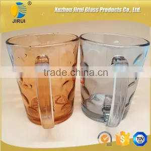 300ml Colourful Glass Cup With Handling for Drinking thumbnail-3
