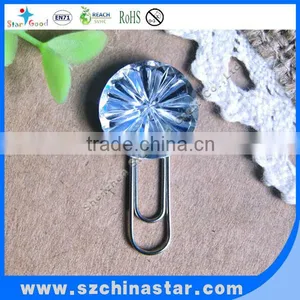 New Design Diamond Paper Clip Promotional Gift thumbnail-1