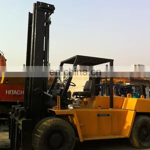 Japan 10ton Komatsu FD100 Diesel Forklift on Sale in Shanghai thumbnail-5