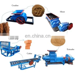 A Product Line Of News Type JZ400 Automatic Soil One Two Three Hole Red Mud Clay Brick Extruder thumbnail-1