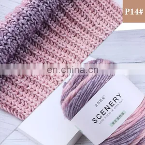 Ready In Stock Lana Para Tejer Merino Wool Yarn Fancy Cake Yarn For Crochet thumbnail-4