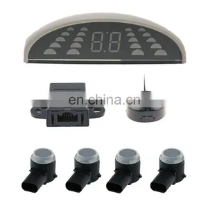 Brand New Electromagnetic Pdc Car Assistant Reverse 4 Parking Sensor System Kit thumbnail-1