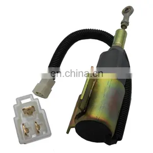 12V Flameout Solenoid Valve 3926411 For 6CT Diesel Engine thumbnail-2