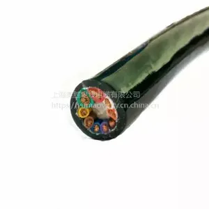 Polyurethane PUR Anti-seawater Belt TensileAnti-seawater Corrosion Underwater Cable, Robot ROV Suspension Cable in Water, Submarine Cable thumbnail-2