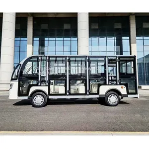 Luxury Electric Bus, 14 Person Sightseeing Mini Bus thumbnail-2