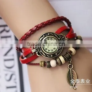 .com Watches Ladies Fashion Watch Leather Bangle thumbnail-6