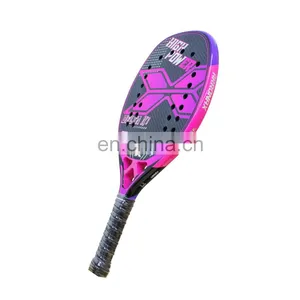 3K Carbon Fiber Rough Surface Beach Tennis Racket With Cover Bag For Adult Senior Player thumbnail-3
