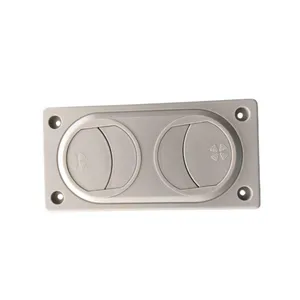 HJAV-CG013 Double Wind Spreader Exhaust Air Louver Damper Vent Outlet Bus Parts and Accessories thumbnail-1