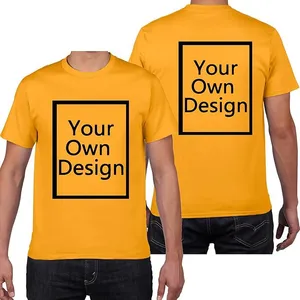 Custom T Shirts for Men/Women Design Your Own Shirt Add Text/Image/Logo Personalized Cotton Tee Printed Photo Front/Back thumbnail-1