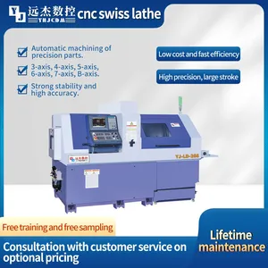 Swiss Type Automatic Double Spindle CNC Lathe Machine for Sale thumbnail-2