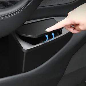 Custom Car Door Rubbish Bin for Tesla Model Y Juniper - Free Shipping thumbnail-1