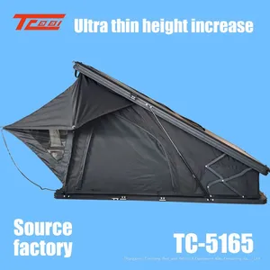 Quick Opening Thin Car Roof Tent Factory Supplies Outdoor Camping Without Setting up Aluminum Alloy High Top Hardtop Tents thumbnail-4