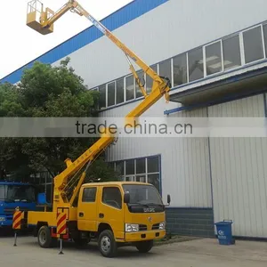 Factory Price Dongfeng Crew Cab Electric Platform Truck,14M Climbing Platform Truck thumbnail-6