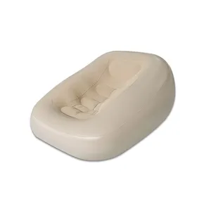 LXLOMAND Single Recliner Lazy Inflatable Sofa, Bedroom Inflatable Mattress, Camping Small Sofa, Tatami Wide Version thumbnail-1