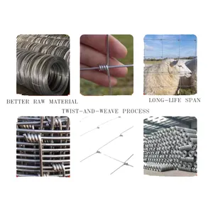 Poultry Husbandry Equipment Adds Corrosion Family Farming Factory Price Deer Fence Grassland Net thumbnail-5