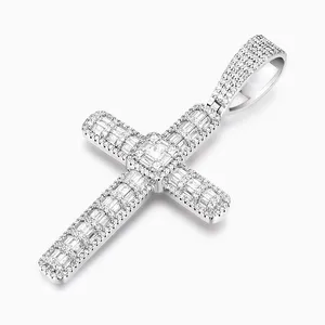 Shining Star Jewelry Factory Hip Hop Style Men Luxury Diamond Cross Pendant thumbnail-1