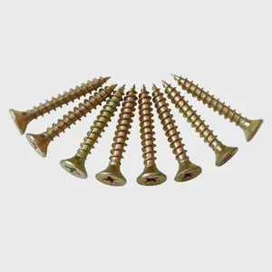 Chipboard Screw PZ Drive Dacromet Coated Full Thread Stainless Steel 316 High Torque for Hardwood Full Sizes Available thumbnail-1