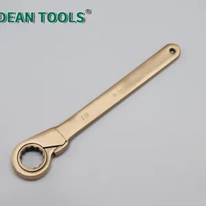 Aluminum Bronze Non-Sparking Self-Locking Wrench 46 Mm, 360mm, Hardened Anti-Corrosion Surface thumbnail-4