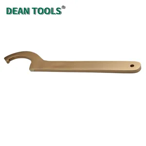 Non-Sparking Hook Wrench,Non Sparking Fixed Hook Wrench,C Spanner Hook Wrench,C Pin Spanner Hook Wrench thumbnail-3