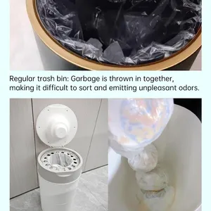 Hygienic Diaper Pail for Baby Urine - Waterproof & Odor-Blocking Trash Can With Secure Lid & Durable Build thumbnail-2
