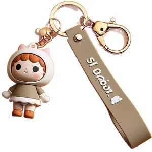 Customized 3D Soft PVC Keychain Personalized Rubber Keychain With Logo Promotional Business Gift PVC Keychain. thumbnail-2