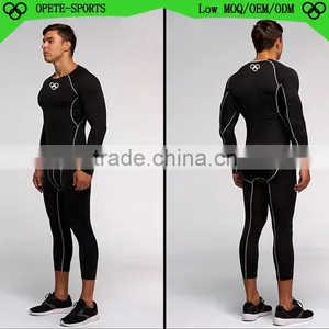 (OEM/ODM Factory)men Running Wear Skin Compression Tights /custom Men Compression Tights Clothes thumbnail-1