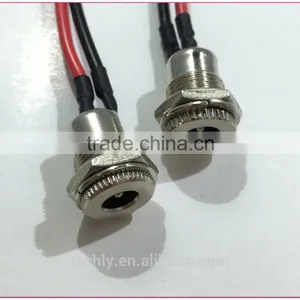 DC2.1 Buchse Mit Kabel ID To Flachstecker 2.8mm Terminal Wire Harness thumbnail-2