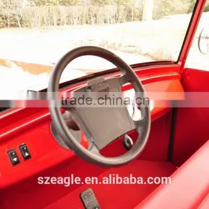 6 Seats Electric Classic Cart With Comfortable Bench Seat With High Backrest, Half Closed Door thumbnail-4