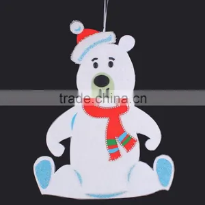 Hot Sale 15cm Crystal Christmas Little Bear Christmas Ornament thumbnail-6