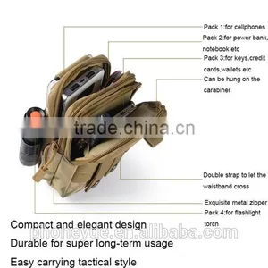 Universal Outdoor Sports Hip Waist Belt Bag Wallet Purse Bag With Zipper for Phone thumbnail-2