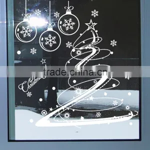 [Alforever]2015 Vinyl Merry Christmas Tree Window Stickers thumbnail-1